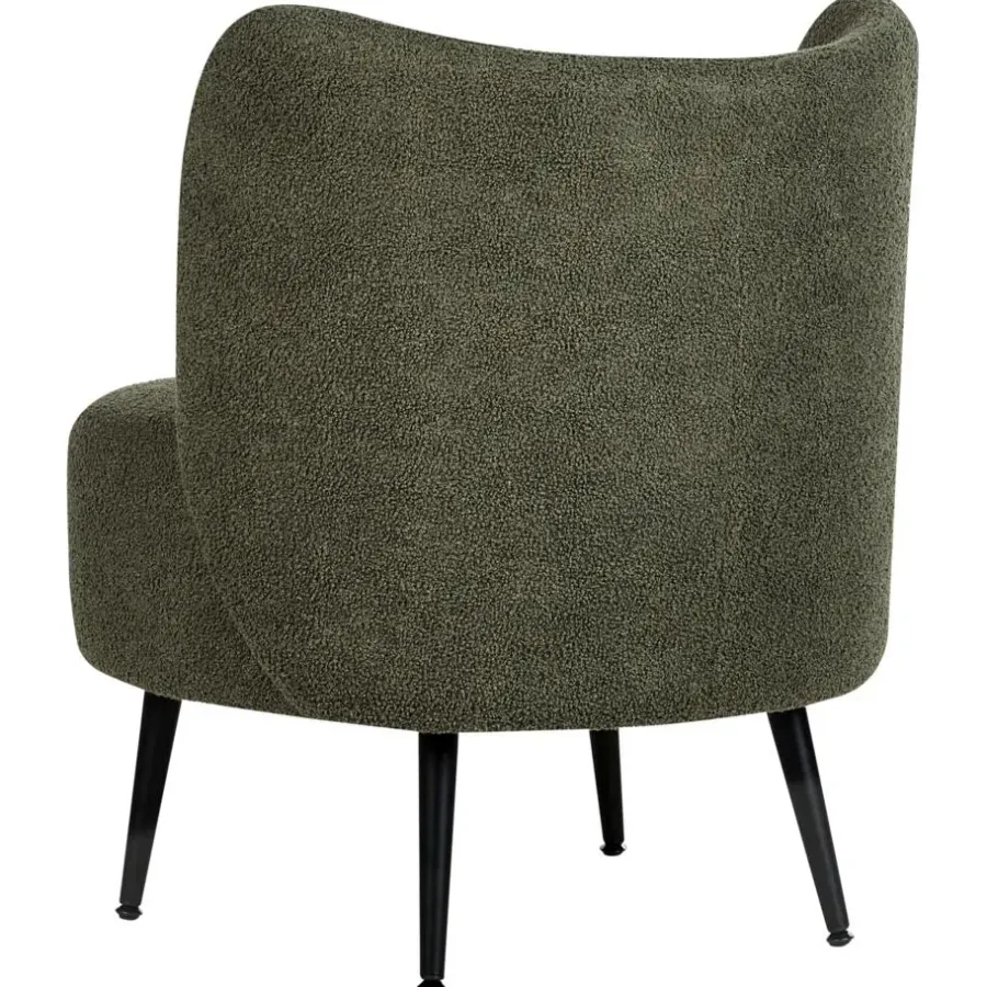 Beliani OTSBY - Fauteuil - Donkergroen - Bouclé