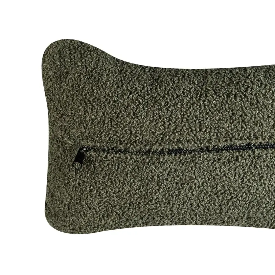 Beliani OTSBY - Fauteuil - Donkergroen - Bouclé