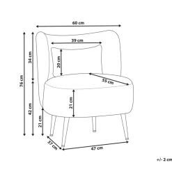 Fauteuils-Beliani OTSBY II - Fauteuil - Donkergroen - Bouclé