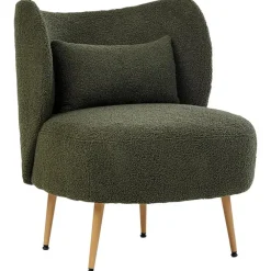 Fauteuils-Beliani OTSBY II - Fauteuil - Donkergroen - Bouclé