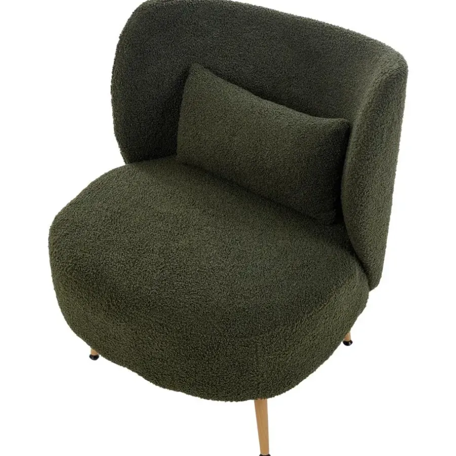 Fauteuils-Beliani OTSBY II - Fauteuil - Donkergroen - Bouclé