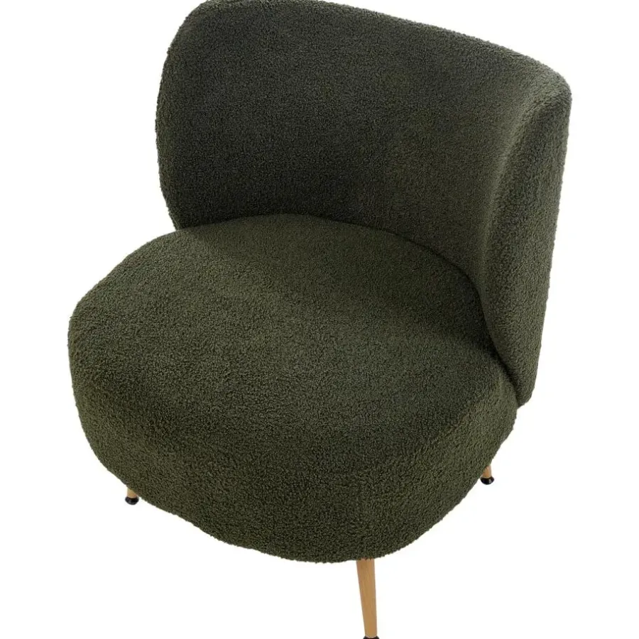 Fauteuils-Beliani OTSBY II - Fauteuil - Donkergroen - Bouclé
