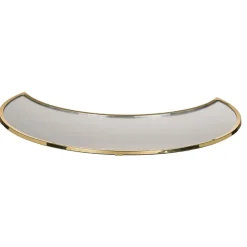 Out of the blue Wandspiegel Halve Maan - metaal - goud - 25x11 cm