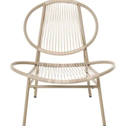 Leen Bakker OVARO - Bistroset - Beige - PE rotan