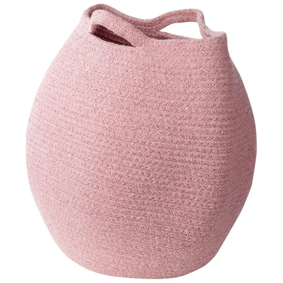 Opbergmanden-Beliani PANJGUR - Mand - Roze - Katoen