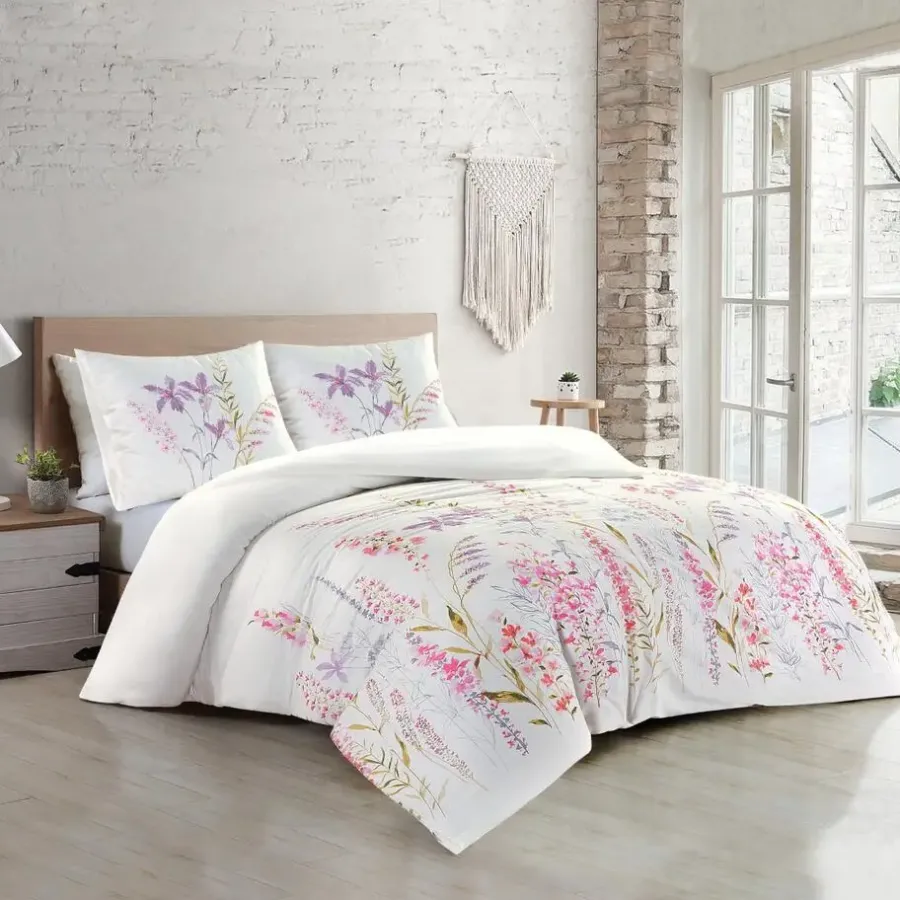 1-Persoons Dekbedovertrekken-Papillon dekbedovertrek Anna - 140x200/220 cm - Multi