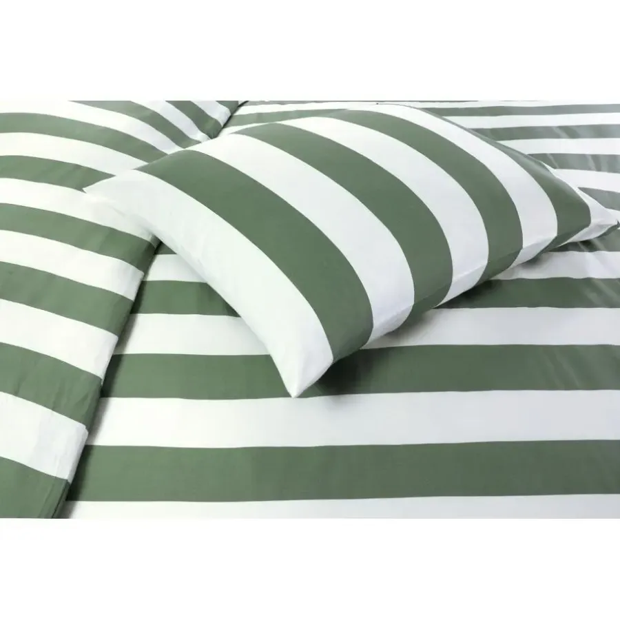 Papillon dekbedovertrek Lewis - 140x200/220 cm - Groen