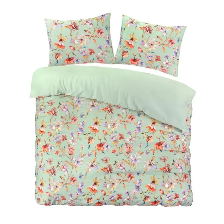 Papillon dekbedovertrek Nora- 200x200/220- groen
