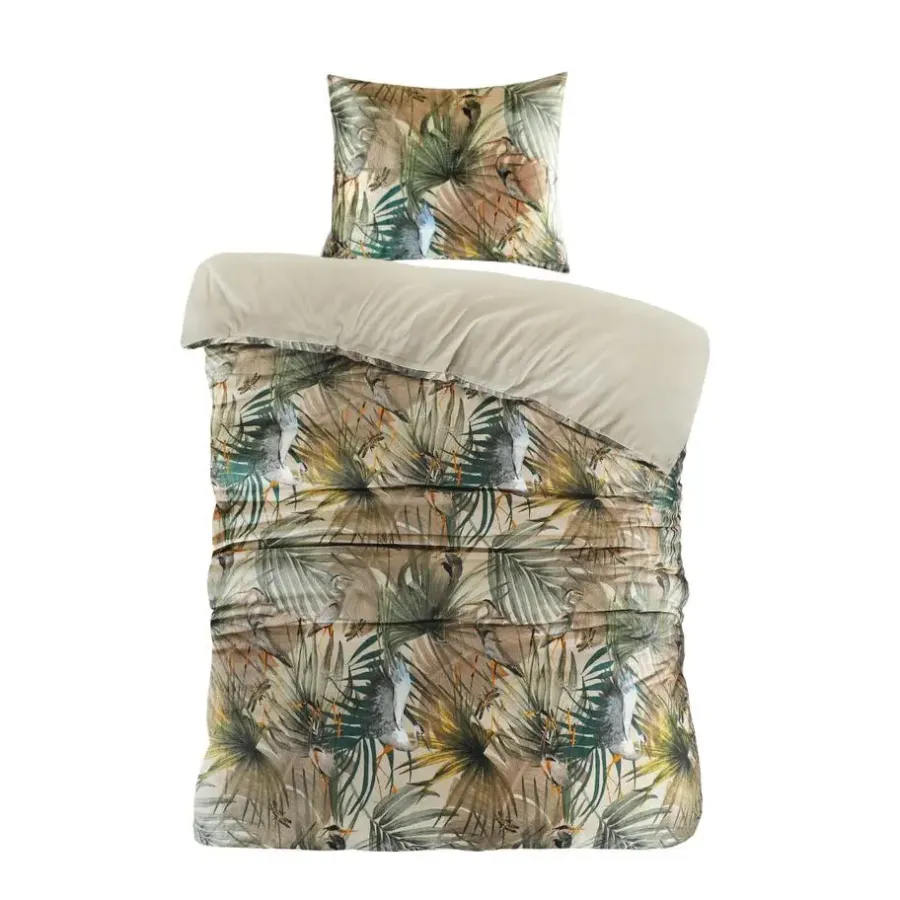 1-Persoons Dekbedovertrekken-Papillon dekbedovertrek Otto - 140x200/220 cm - Multikleur