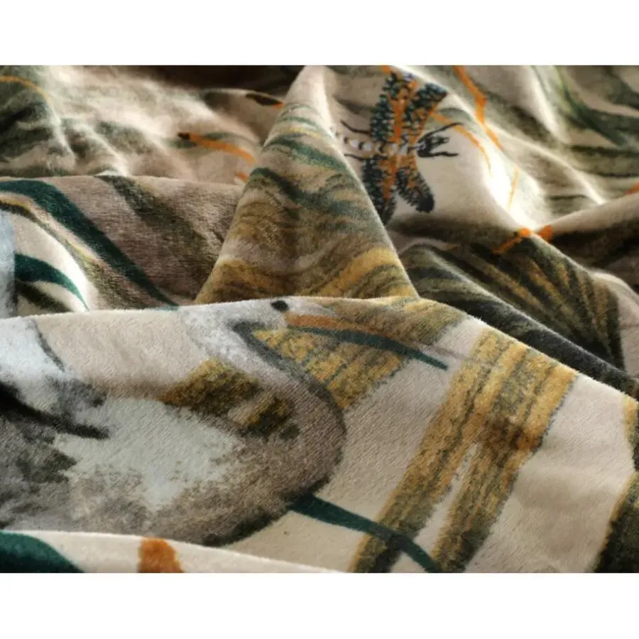 1-Persoons Dekbedovertrekken-Papillon dekbedovertrek Otto - 140x200/220 cm - Multikleur