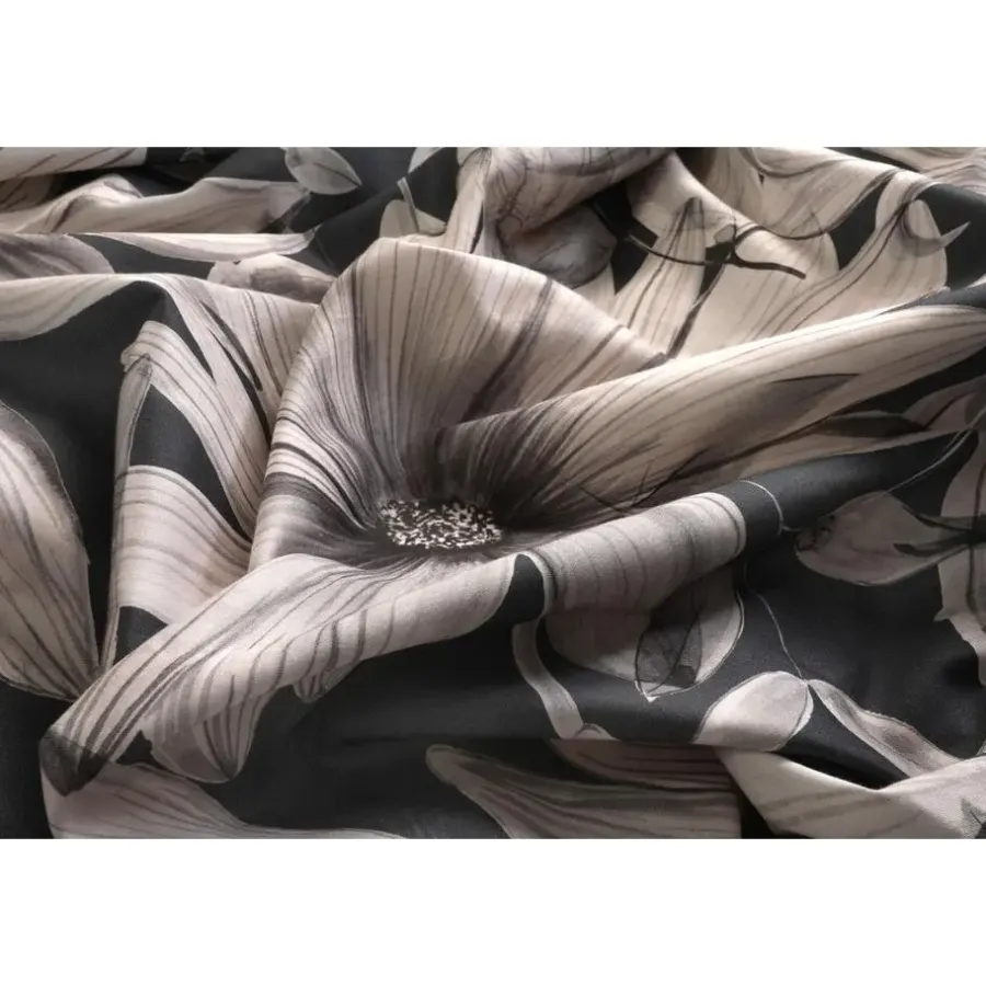 1-Persoons Dekbedovertrekken-Papillon Luna Dekbedovertrek - Eenpersoons - 140x200/220 cm - Navy
