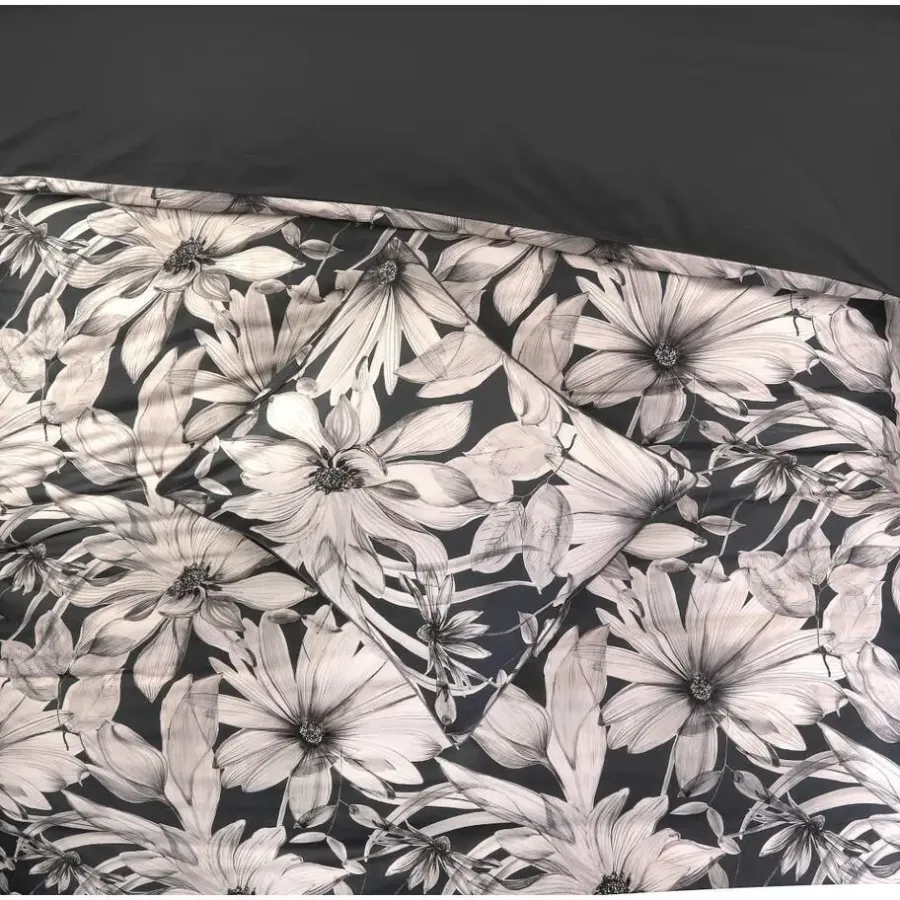 1-Persoons Dekbedovertrekken-Papillon Luna Dekbedovertrek - Eenpersoons - 140x200/220 cm - Navy