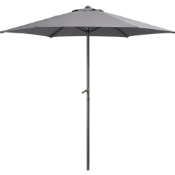 Leen Bakker Parasol Blanca - antraciet - Ø250 cm