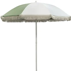 Leen Bakker Parasol Oliva tilt - zand/groen - Ø200 cm