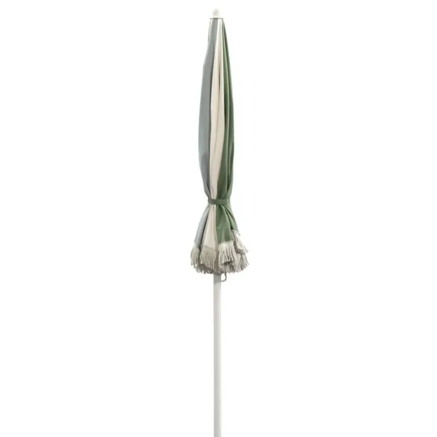 Leen Bakker Parasol Oliva tilt - zand/groen - Ø200 cm