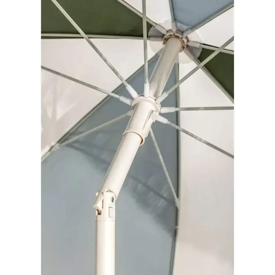 Leen Bakker Parasol Oliva tilt - zand/groen - Ø200 cm