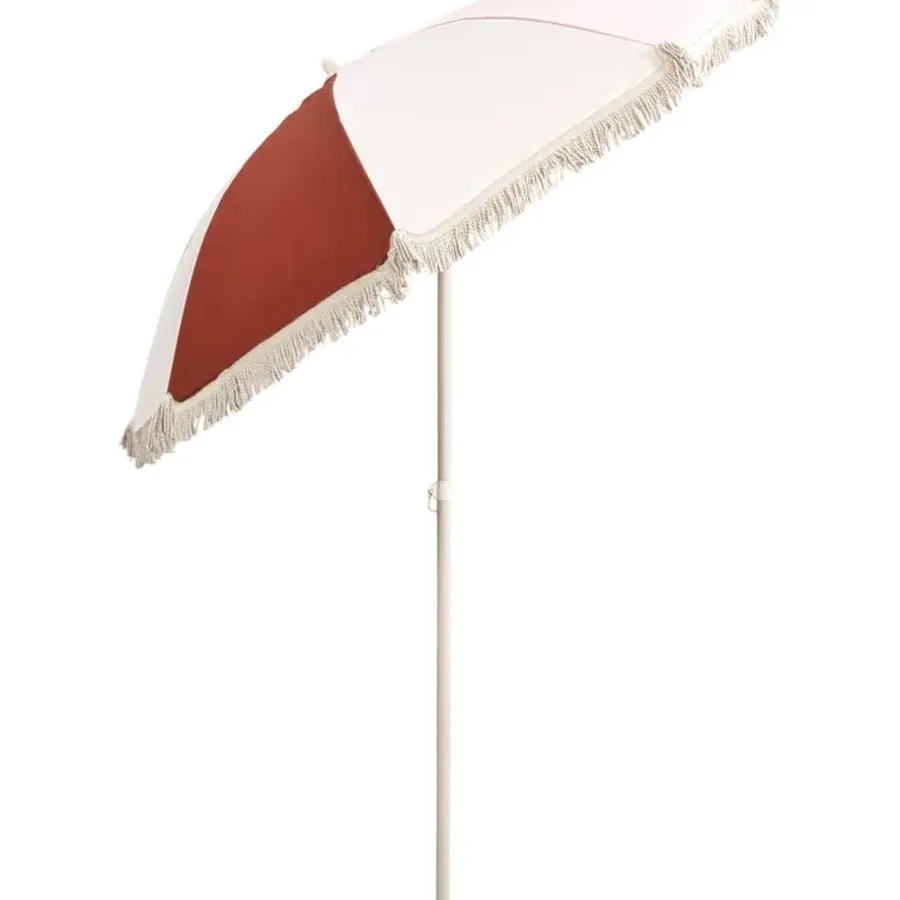 Parasols-Leen Bakker Parasol Oliva tilt - zand/terracotta - Ø200 cm