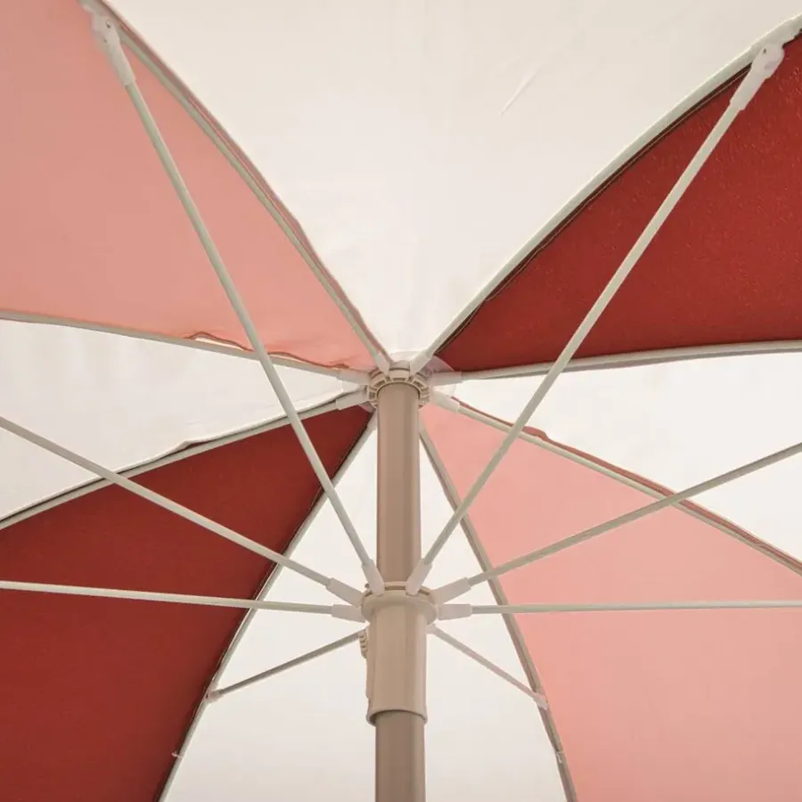 Parasols-Leen Bakker Parasol Oliva tilt - zand/terracotta - Ø200 cm