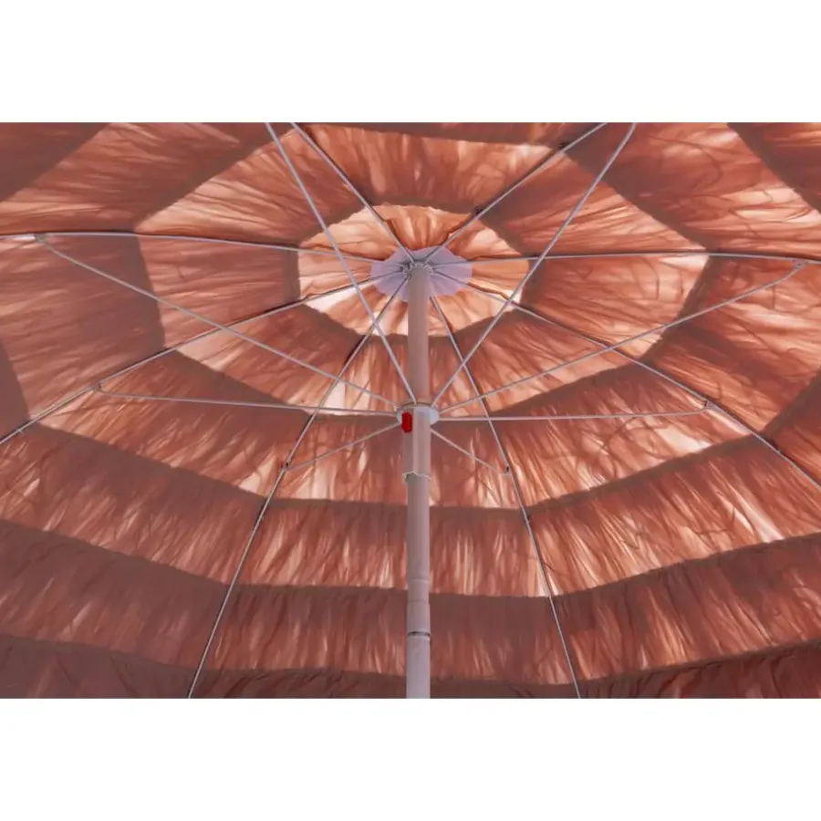 Leen Bakker Parasol Palm Beach - terracotta - Ø200 cm