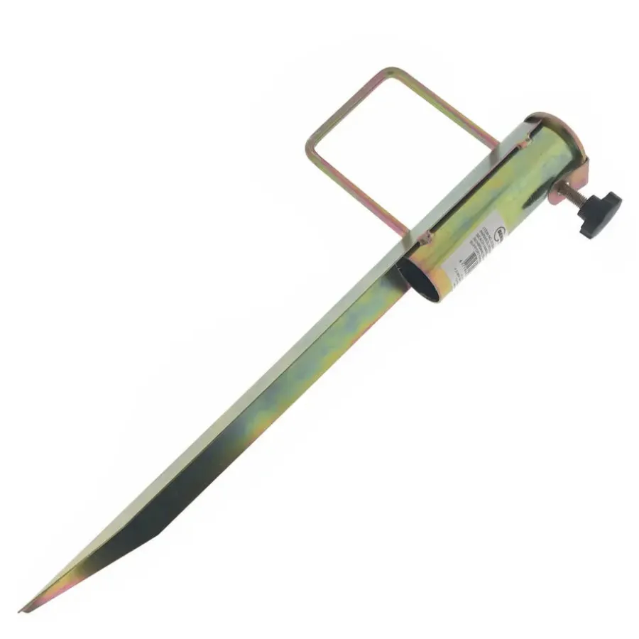 Parasolvoeten-Merkloos Parasolhouder - boor - metaal - 45 cm