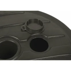 Parasolvoeten-Merkloos Parasolvoet - rond - antraciet - D42 cm - 13 liter - kunststof
