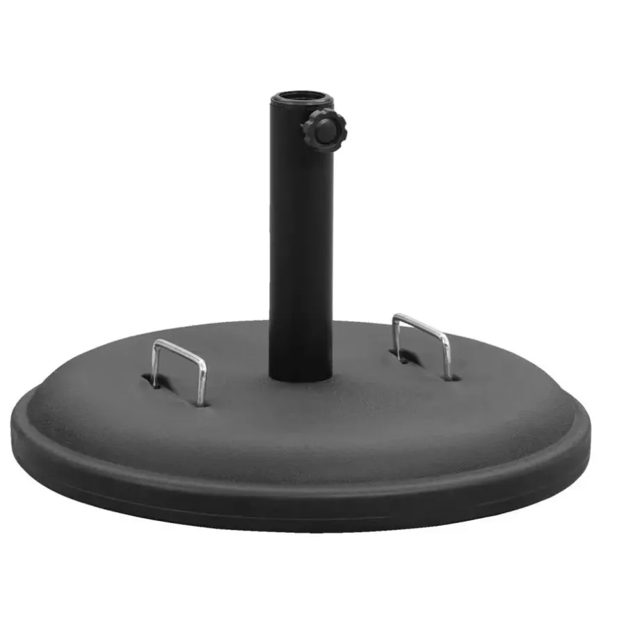 Leen Bakker Parasolvoet met handvaten - antraciet - 25kg