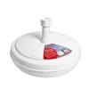 Parasolvoeten-Merkloos Parasolvoet Plastiva - kunststof - Dia 44 cm - klemsluiting - wit