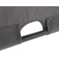 Beliani PARGA - Tuinpaviljoen - Zwart/Grijs - Polyester