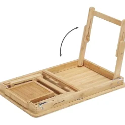Dienbladen-Parya Home - Houten Laptoptafel - Bamboe - Bruin