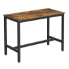 Bartafels-Parya Home - Stabiele Bartafel - Metaal/Spaanplaat - Bruin/Zwart