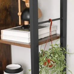 Boekenkasten|Boekenkasten-Parya Home Industriėle Boekenkast – Staande kast met 4 legplanken