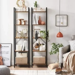 Stellingkasten-Parya Home Opbergrek met stalen frame, voor woonkamer