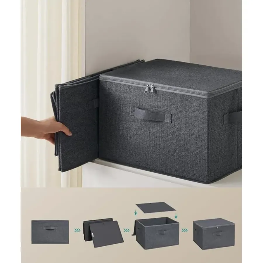 Opbergmanden-Parya Home Opvouwbare opbergdozen, 6 stuks