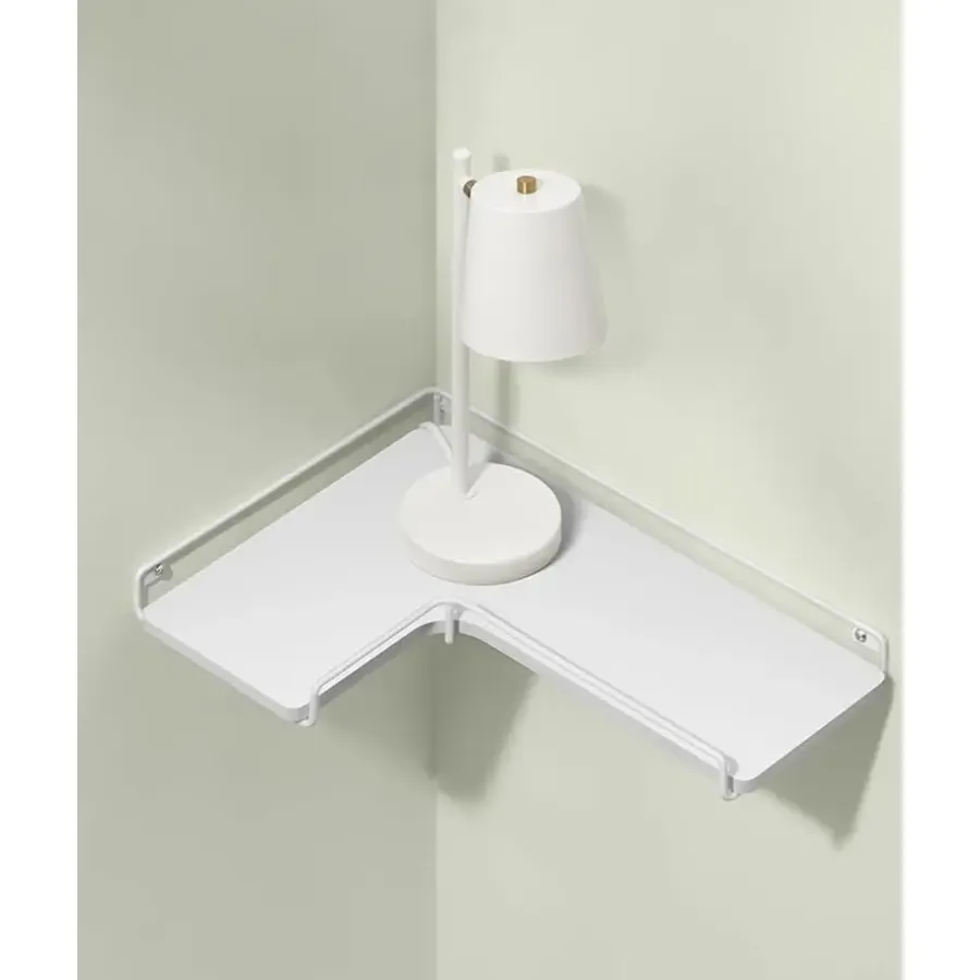 Parya Home zwevende planken, set van 2, L-vormige hoekplanken