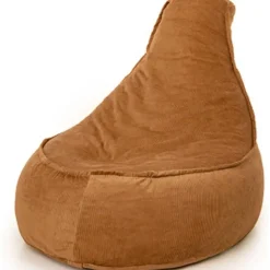 Zitzakken-Parya Stoel Zitzak Ribstof - Zitzakfauteuil - Woonkamerzitzak - Poef