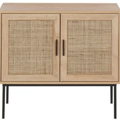 Dressoirs-Beliani PASCO - Sideboard - Lichte houtkleur - Vezelplaat