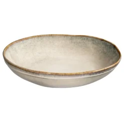 Leen Bakker Pastabord Anna - beige - stoneware - Ø20 cm