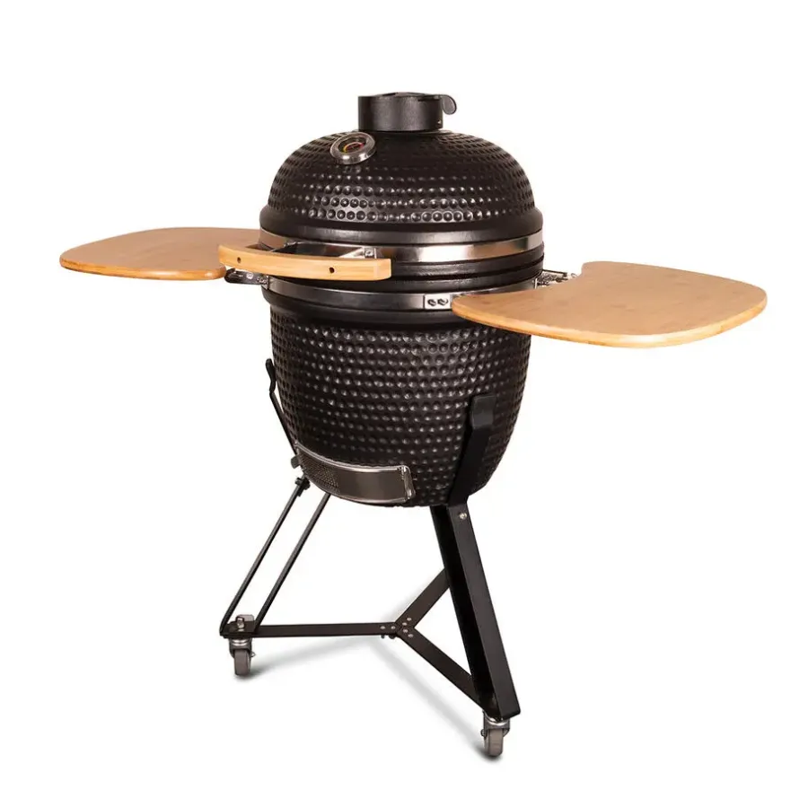 Barbecues En Accessoires-Patton Classic Kamado 20" - Large - Ø44 cm - Matzwart