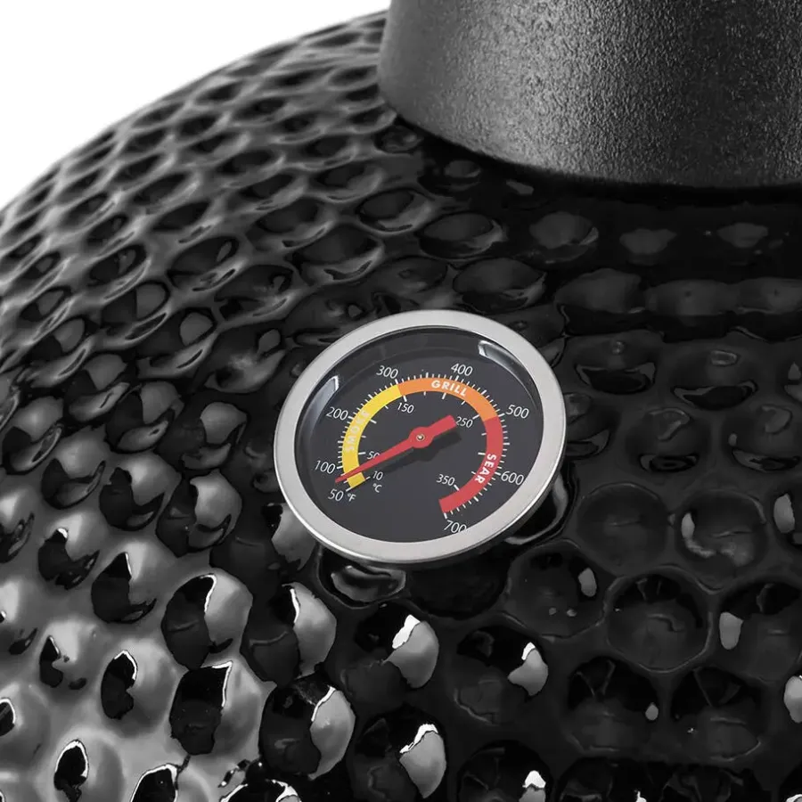 Barbecues En Accessoires-Patton Classic Kamado 20" - Large - Ø44 cm - Matzwart