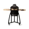 Barbecues En Accessoires-Patton Kamado 16 inch Premium Black incl bluetooth control