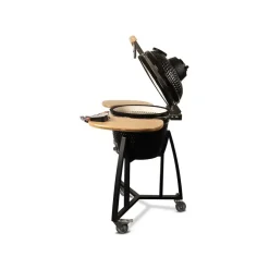 Barbecues En Accessoires-Patton Kamado 16 inch Premium Black incl bluetooth control