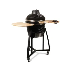 Barbecues En Accessoires-Patton Kamado 16 inch Premium Black incl bluetooth control