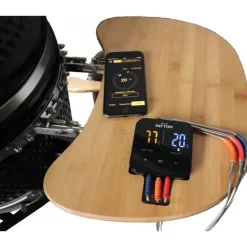 Barbecues En Accessoires-Patton Kamado 16 inch Premium Black incl bluetooth control