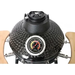 Barbecues En Accessoires-Patton Kamado 16 inch Premium Black incl bluetooth control