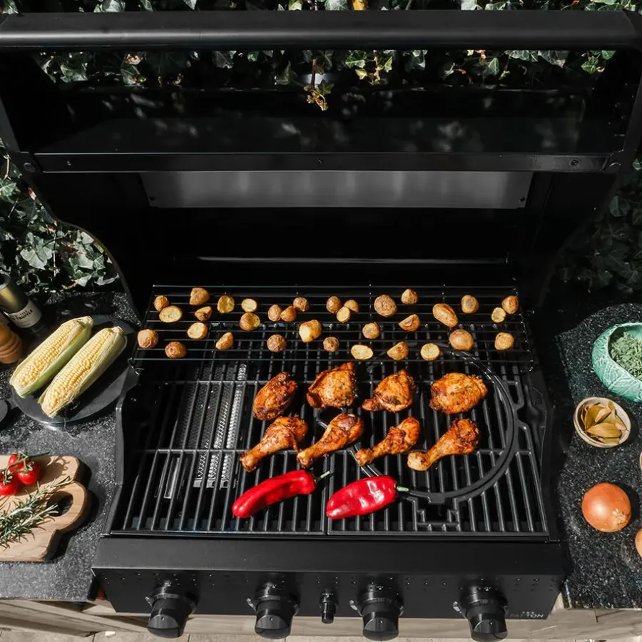 Barbecues En Accessoires-Patton Opus Inbouw Gasbarbecue - 3 Branders + Searbrander