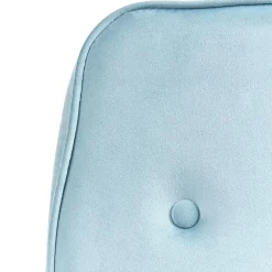 Bureaustoelen|Bureaustoelen-Leen Bakker PAWNEE - Bureaustoel - Lichtblauw - Fluweel