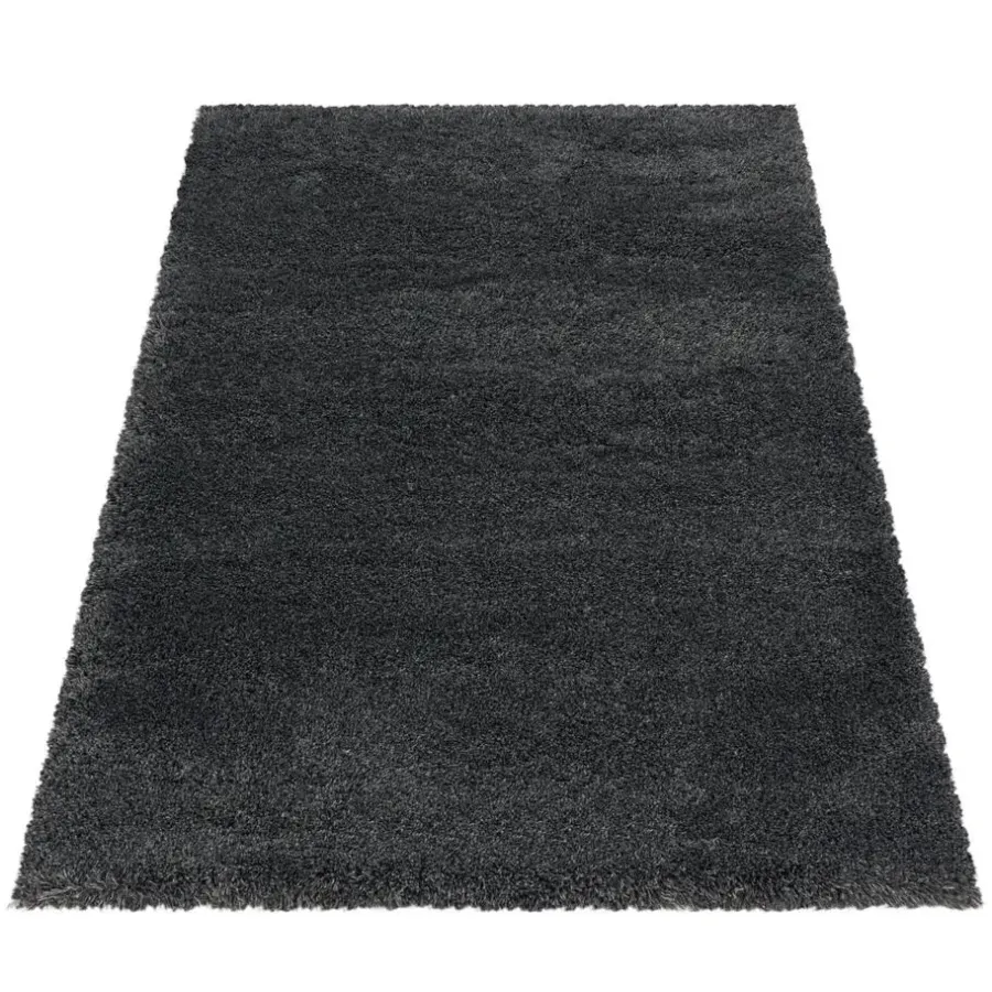 Vloerkleden|Hoogpolige Vloerkleden-Muratap Pearl Soft Hoogpolig Vloerkleed Grijs - 140x200 CM