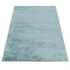 Hoogpolige Vloerkleden-Muratap Pearl Soft Hoogpolig Vloerkleed Blauw - 120x170 CM