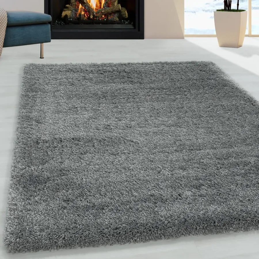 Muratap Pearl Soft Hoogpolig Vloerkleed Lichtgrijs - 140x200 CM