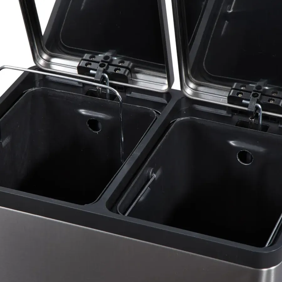 Prullenbakken-Leen Bakker Pedaalemmer Duo gunmetal - 60L